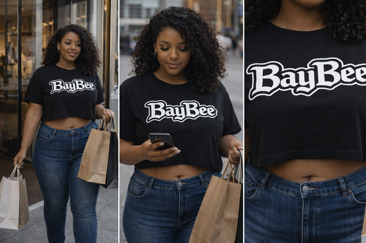 BayBee Flowy Cropped Tee