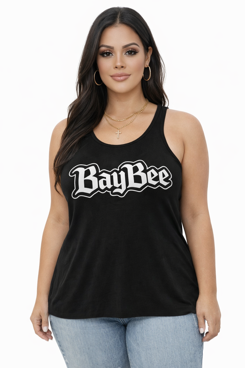 BayBee Women's Flowy Racerback Tank